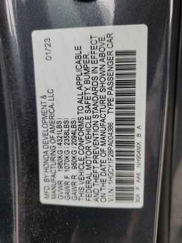 2023 HONDA ACCORD LX 1HGCY1F28PA004386