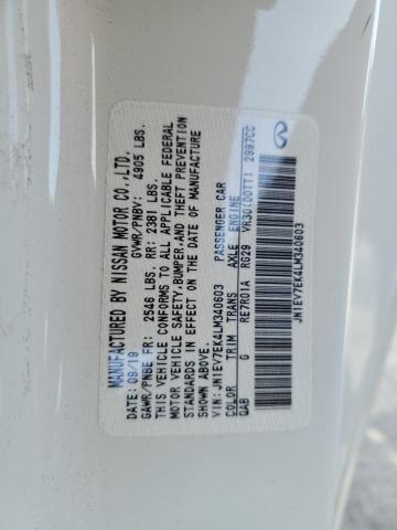 2020 INFINITI Q60 PURE JN1EV7EK4LM340603
