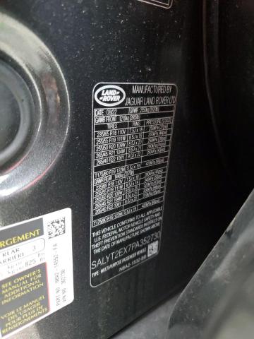 2023 LAND ROVER RANGE ROVE SALYT2EX7PA352730