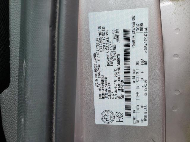 1FMCU0G96HUA85075 2017 FORD ESCAPE
