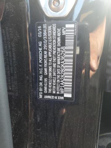 2016 PORSCHE CAYENNE WP1AA2A28GKA36268