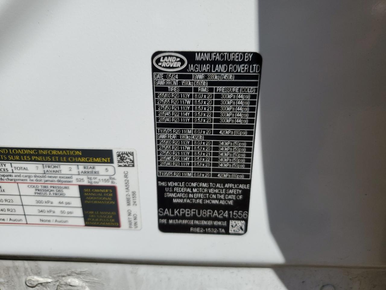 LAND ROVER RANGE ROVER SE