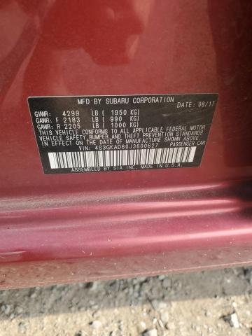2018 SUBARU IMPREZA 4S3GKAD60J3600627