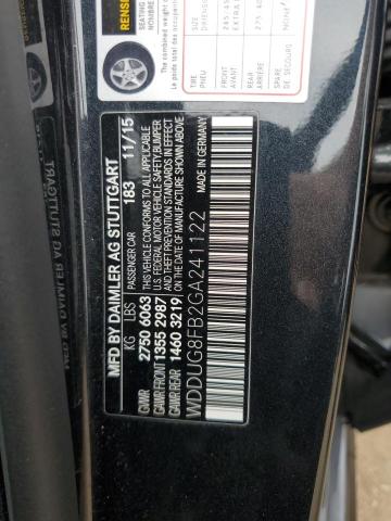 2016 MERCEDES-BENZ S 550 4MAT - WDDUG8FB2GA241122