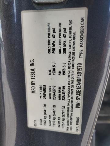 2019 TESLA MODEL 3 - 5YJ3E1EA4KF401979