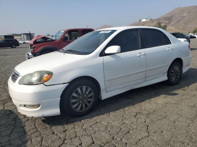 TOYOTA COROLLA CE 2005 white sedan 4d gas 1NXBR32E05Z478472 photo #1