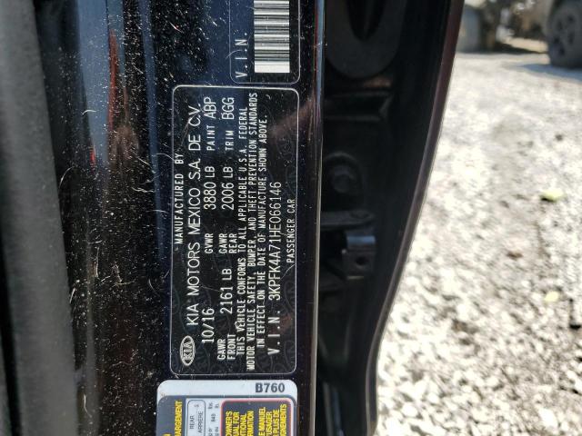 2017 KIA FORTE LX 3KPFK4A71HE066146