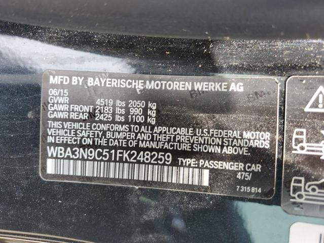 2015 BMW 428 XI WBA3N9C51FK248259