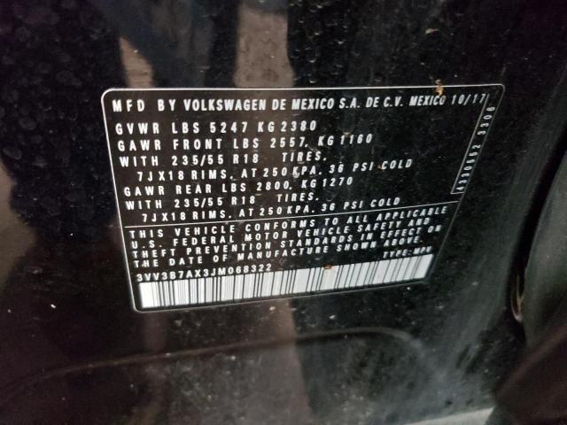 2018 VOLKSWAGEN TIGUAN SE - 3VV3B7AX3JM068322