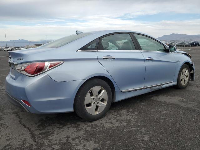 HYUNDAI SONATA HYB 2012 blue sedan 4d hybrid engine KMHEC4A41CA024260 photo #4