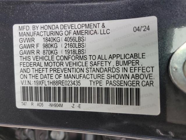 2024 HONDA CIVIC SPOR - 19XFL1H88RE023435