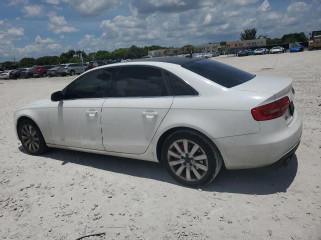 AUDI A4 PREMIUM 2013 white  flexible fuel WAUAFAFL9DA166251 photo #3