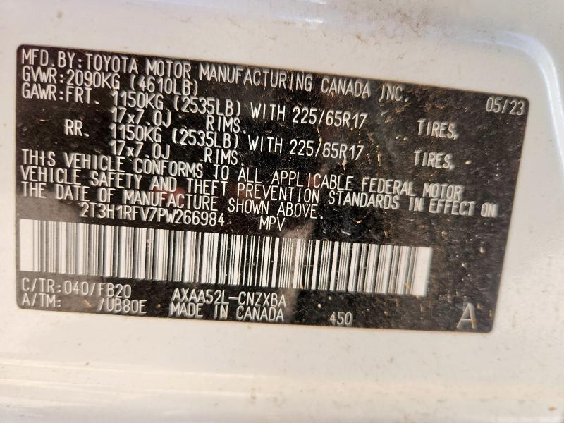 2023 TOYOTA RAV4 LE - 2T3H1RFV7PW266984