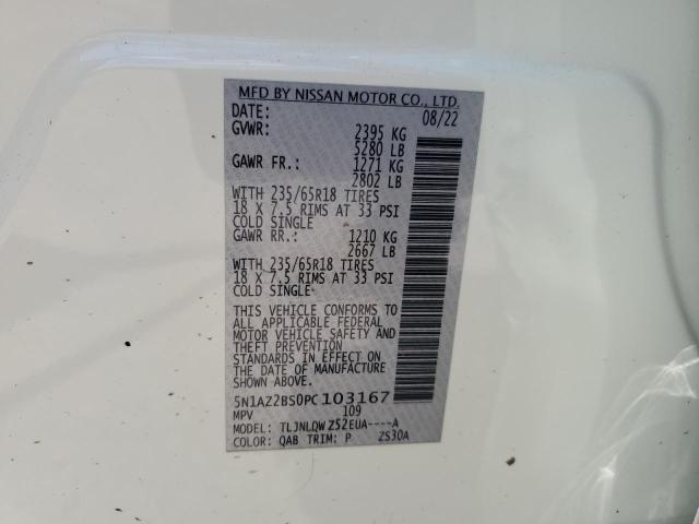 2023 NISSAN MURANO SV 5N1AZ2BS0PC103167