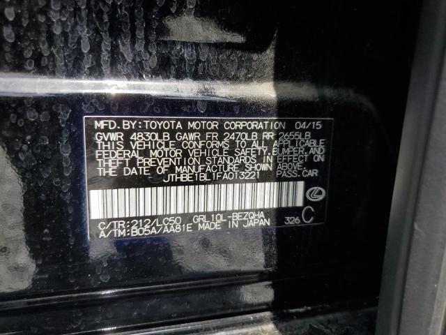 2015 LEXUS GS 350 JTHBE1BL1FA013221