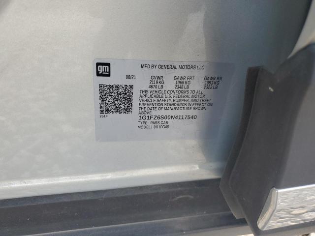 2022 CHEVROLET BOLT EUV P 1G1FZ6S00N4117540