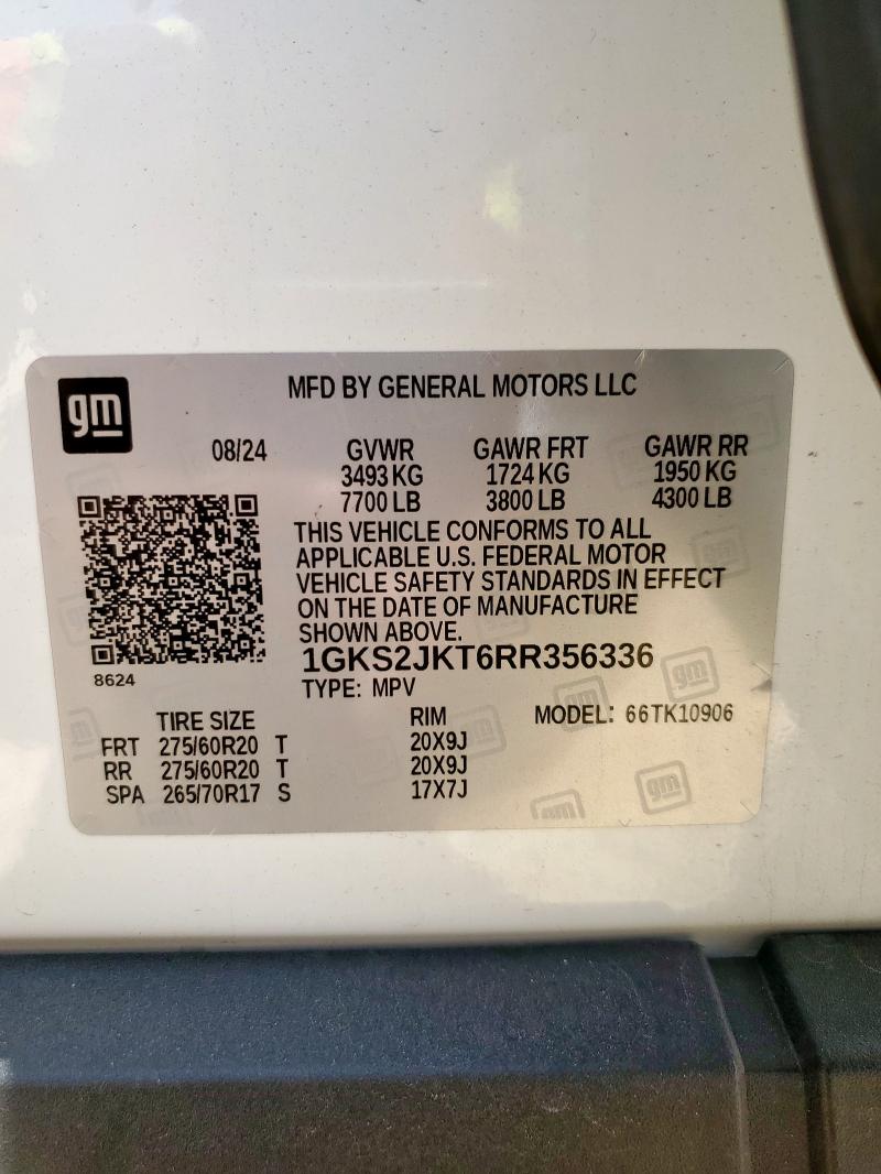 2024 GMC YUKON XL D 1GKS2JKT6RR356336
