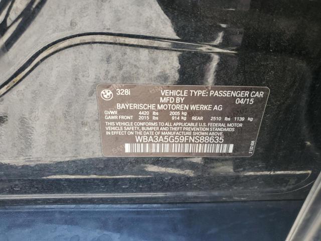 2015 BMW 328 I WBA3A5G59FNS88635