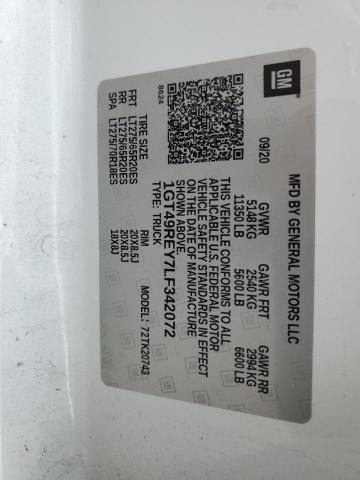 2020 GMC SIERRA K25 1GT49REY7LF342072
