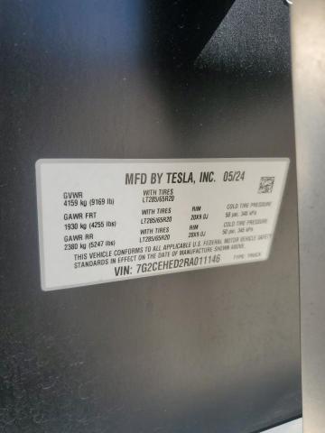 2024 TESLA CYBERTRUCK 7G2CEHED2RA011146