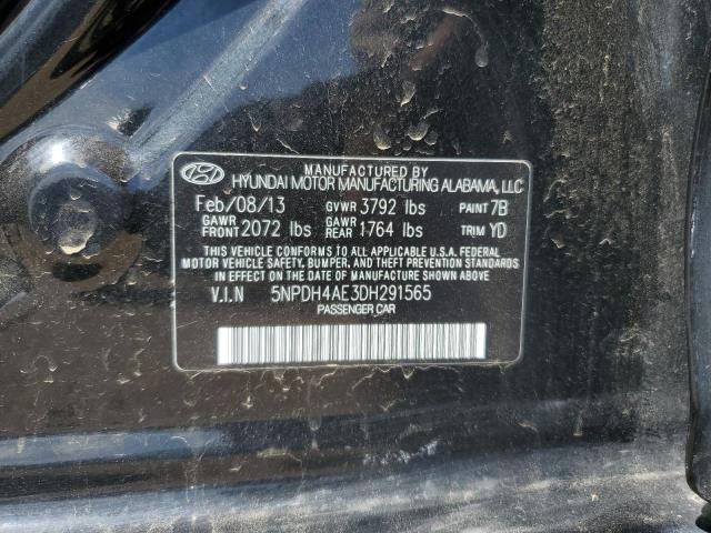 5npdh4ae3dh291565 - 2013 Hyundai Elantra Gls - #62113605