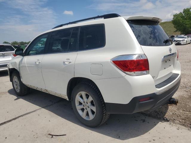 Vin: 5tdbk3eh6ds265530, lot: 59271785, toyota highlander base 20132