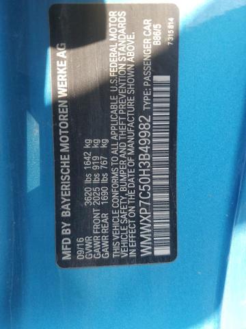 2017 MINI COOPER S WMWXP7C50H3B49982