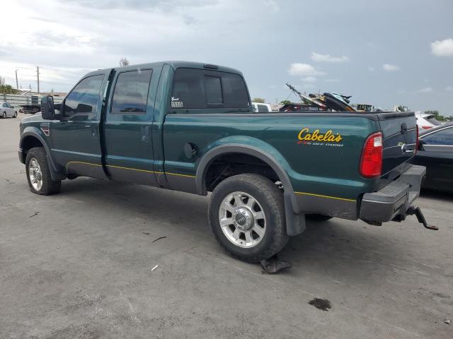 FORD F350 SUPER 2009 green  Diesel 1FTWW31R69EA53471 photo #3