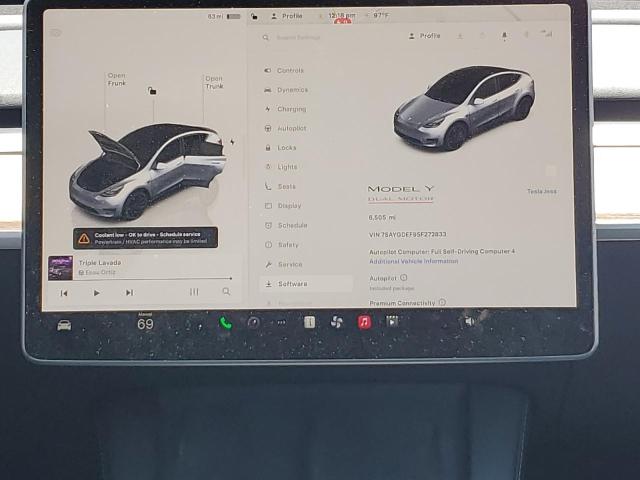 2025 TESLA MODEL Y 7SAYGDEF9SF272833