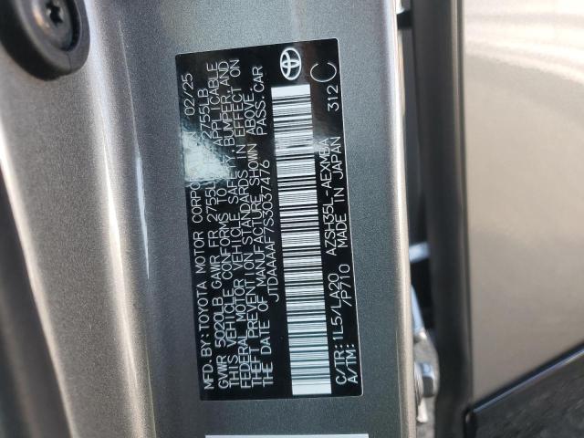 2025 TOYOTA CROWN XLE JTDAAAAF7S3037476