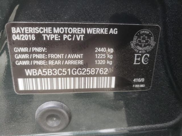 2016 BMW 535 XI WBA5B3C51GG258762