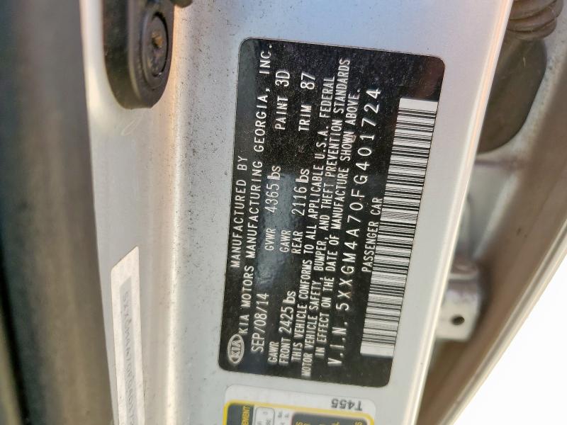 2015 KIA OPTIMA LX 5XXGM4A70FG401724