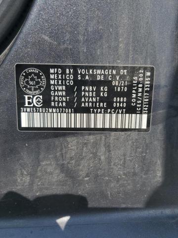 2021 VOLKSWAGEN JETTA SEL - 3VWE57BU2MM077081