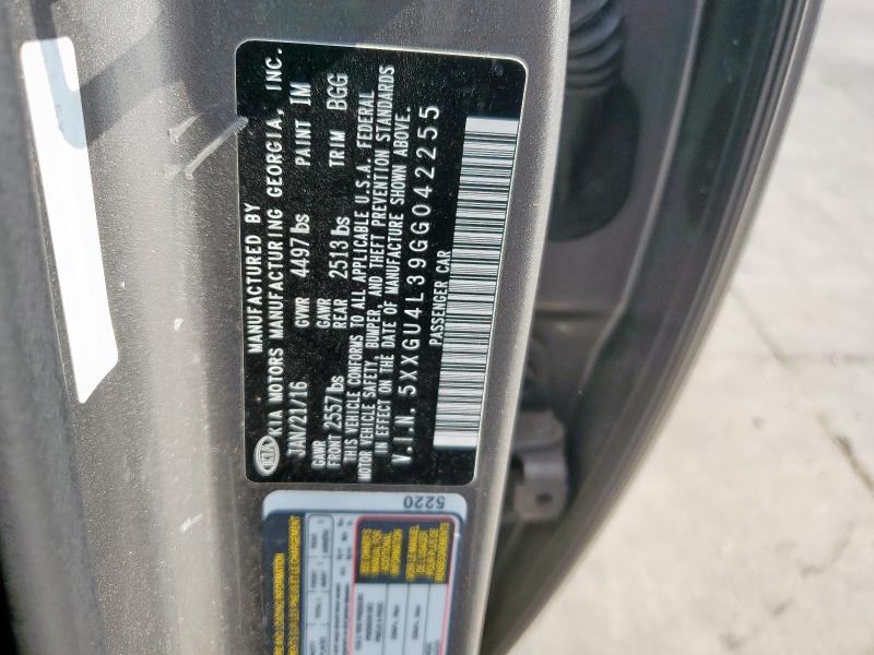 2016 KIA OPTIMA EX - 5XXGU4L39GG042255