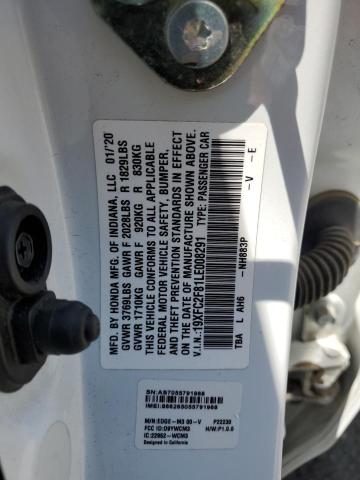 2020 HONDA CIVIC SPOR - 19XFC2F81LE008291