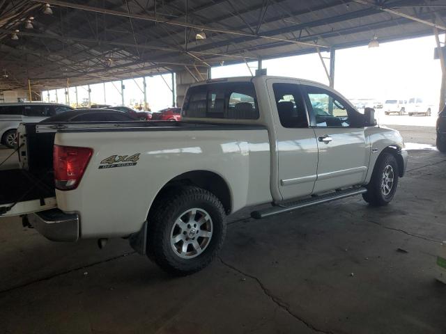 NISSAN TITAN XE 2004 white  gas 1N6AA06B84N577326 photo #4