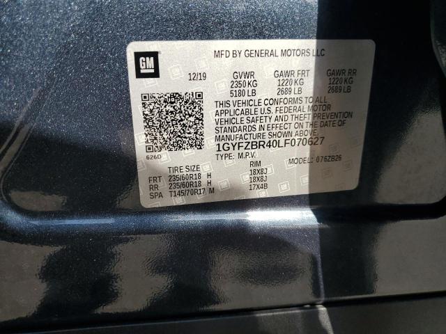 2020 CADILLAC XT4 LUXURY 1GYFZBR40LF070627