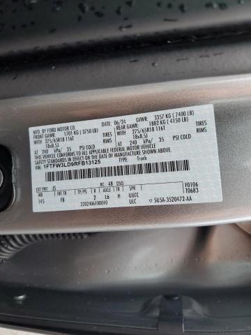 2024 FORD F150 XLT 1FTFW3LD9RFB13125