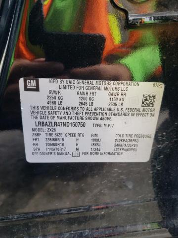 2022 BUICK ENVISION P - LRBAZLR47ND160750