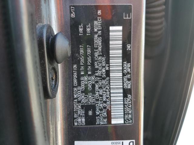 2017 TOYOTA 4RUNNER SR - JTEBU5JR4H5457976