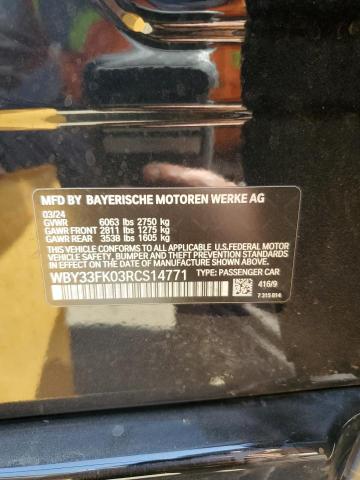2024 BMW I5 EDRIVE - WBY33FK03RCS14771