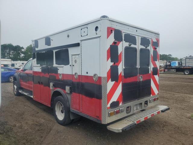 FORD F550 SUPER 2017 red chassis diesel 1FD0X5HT1HEC82148 photo #3