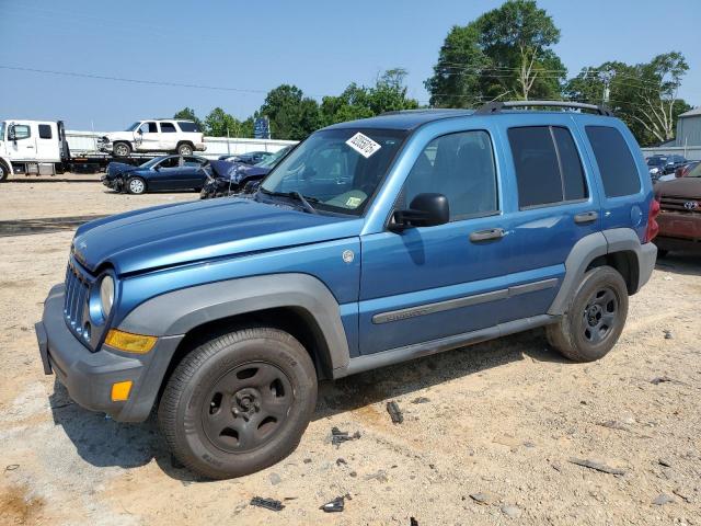 JEEP LIBERTY SP 2006 blue  gas 1J4GL48K16W176025 photo #1