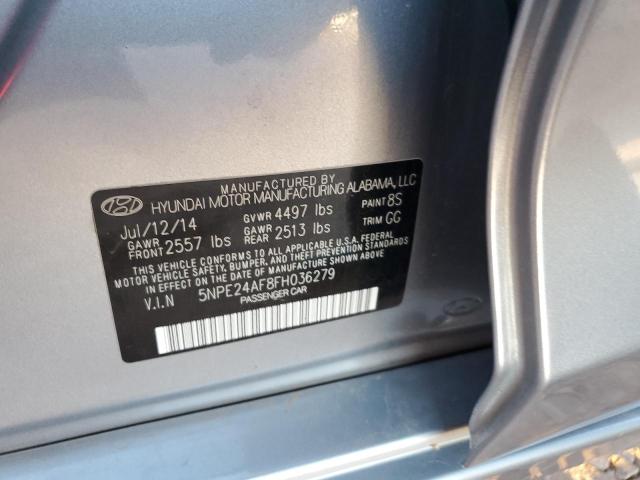 5NPE24AF8FH036279 2015 HYUNDAI SONATA