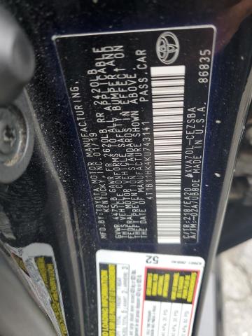 2019 TOYOTA CAMRY L - 4T1B11HK4KU743141