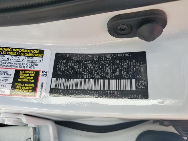 2023 TOYOTA CAMRY SE N - 4T1G11AK0PU839582