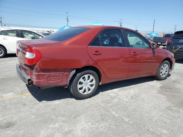 TOYOTA CAMRY LE 2002 red  gas JTDBE32K120012316 photo #4