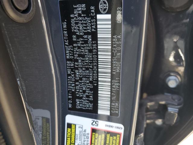 2025 TOYOTA CAMRY XSE - 4T1DBADK9SU019361