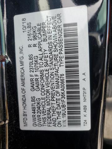 2019 ACURA TLX 19UUB1F36KA006676