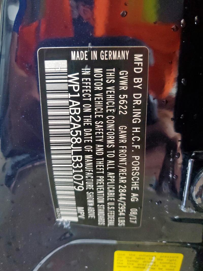 2018 PORSCHE MACAN S - WP1AB2A58JLB31079